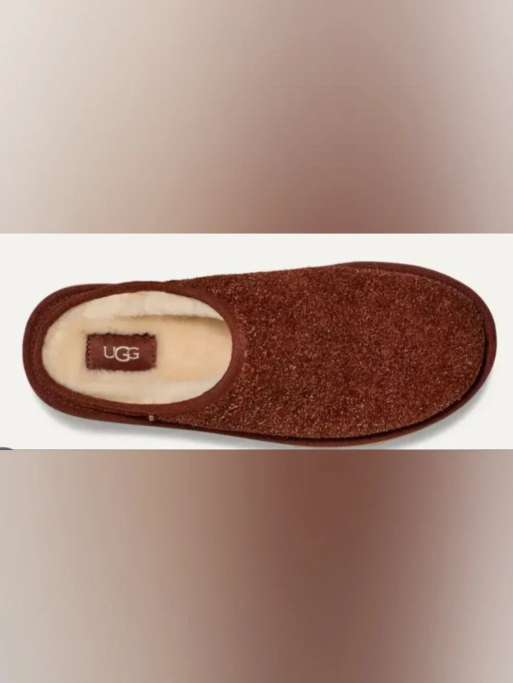 UGG® Classic Slip On Shaggy Suede Shoes No Size ( US Men's 10) Used Exc